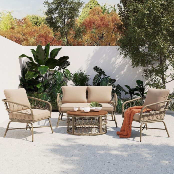 Boho Patio Set Review Comfort Meets Style In Outdoor Seating