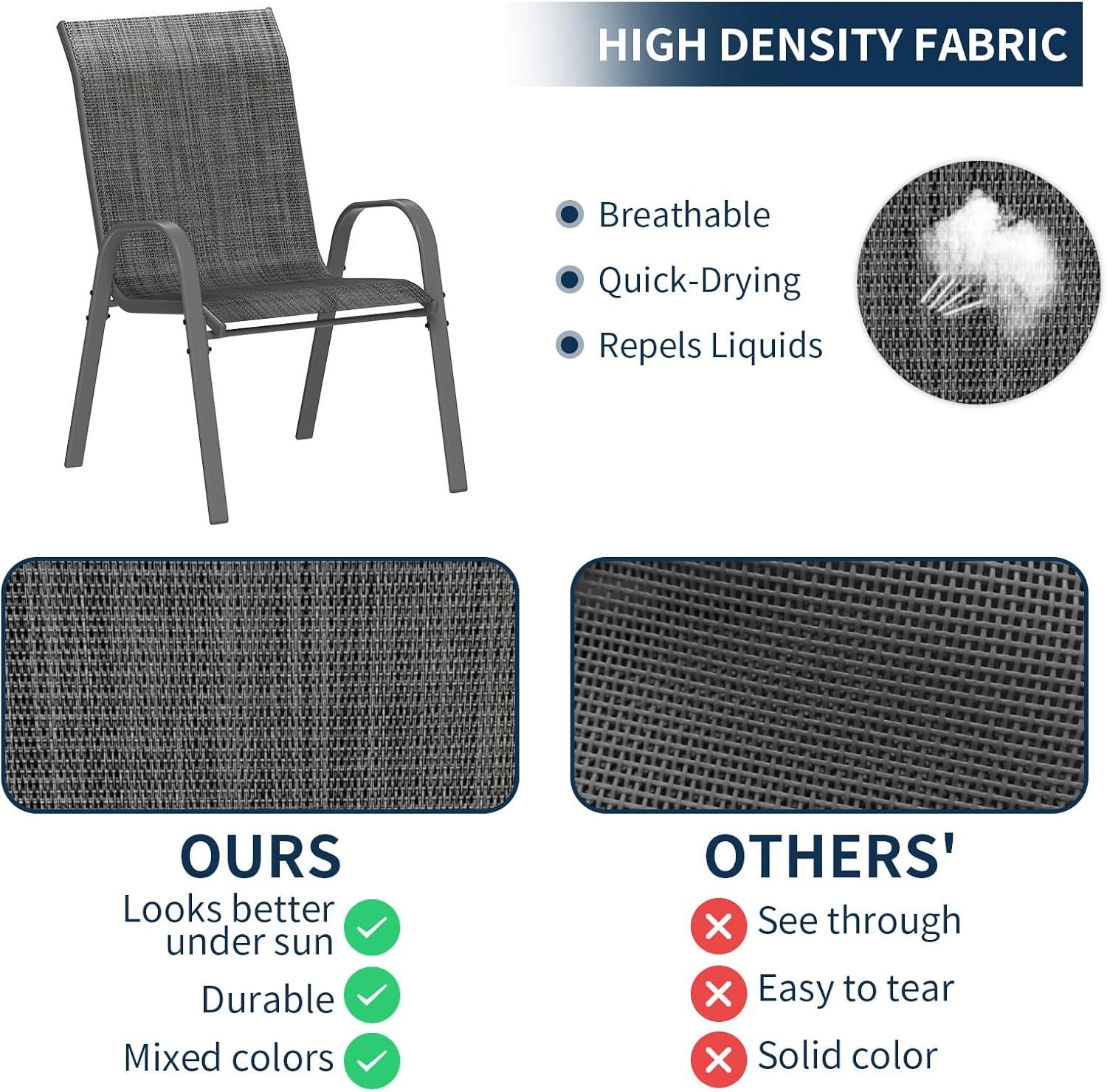 Breathable & Durable Patio Chairs Perfect for Outdoor Relaxing