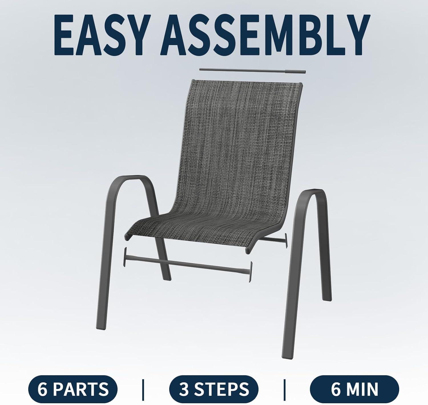 Breathable & Durable Patio Chairs Perfect for Outdoor Relaxing