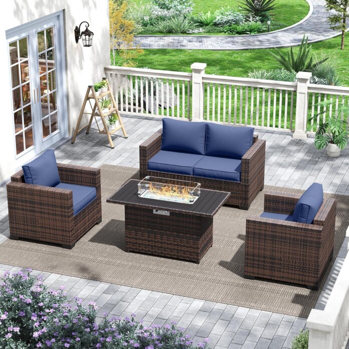 Cozy Evenings Ahead With Amopatio Fire Pit Patio Set Cozy Evenings Ahead With Amopatio Fire Pit Patio Set