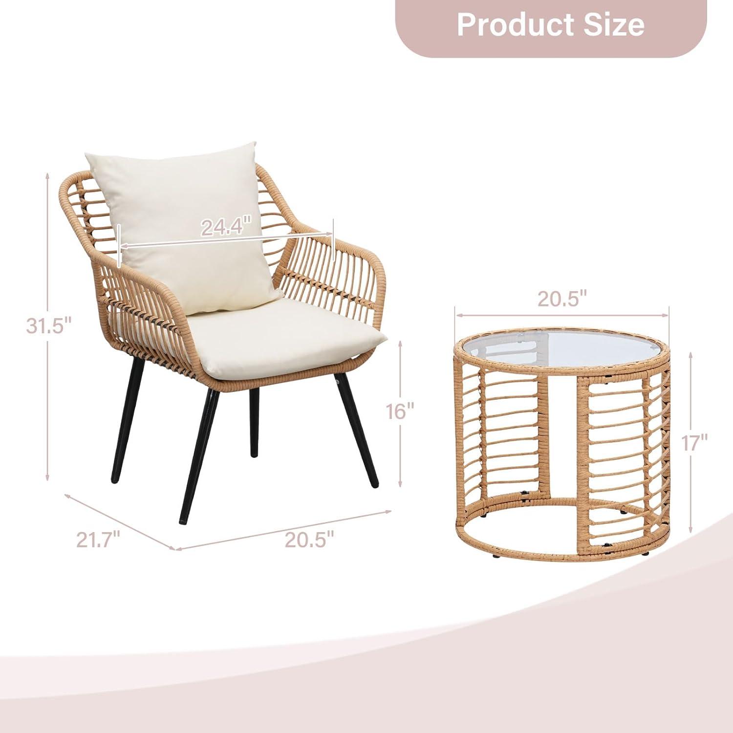 Cozy & Stylish Outdoor Bistro Set: Our Balanced Perspective