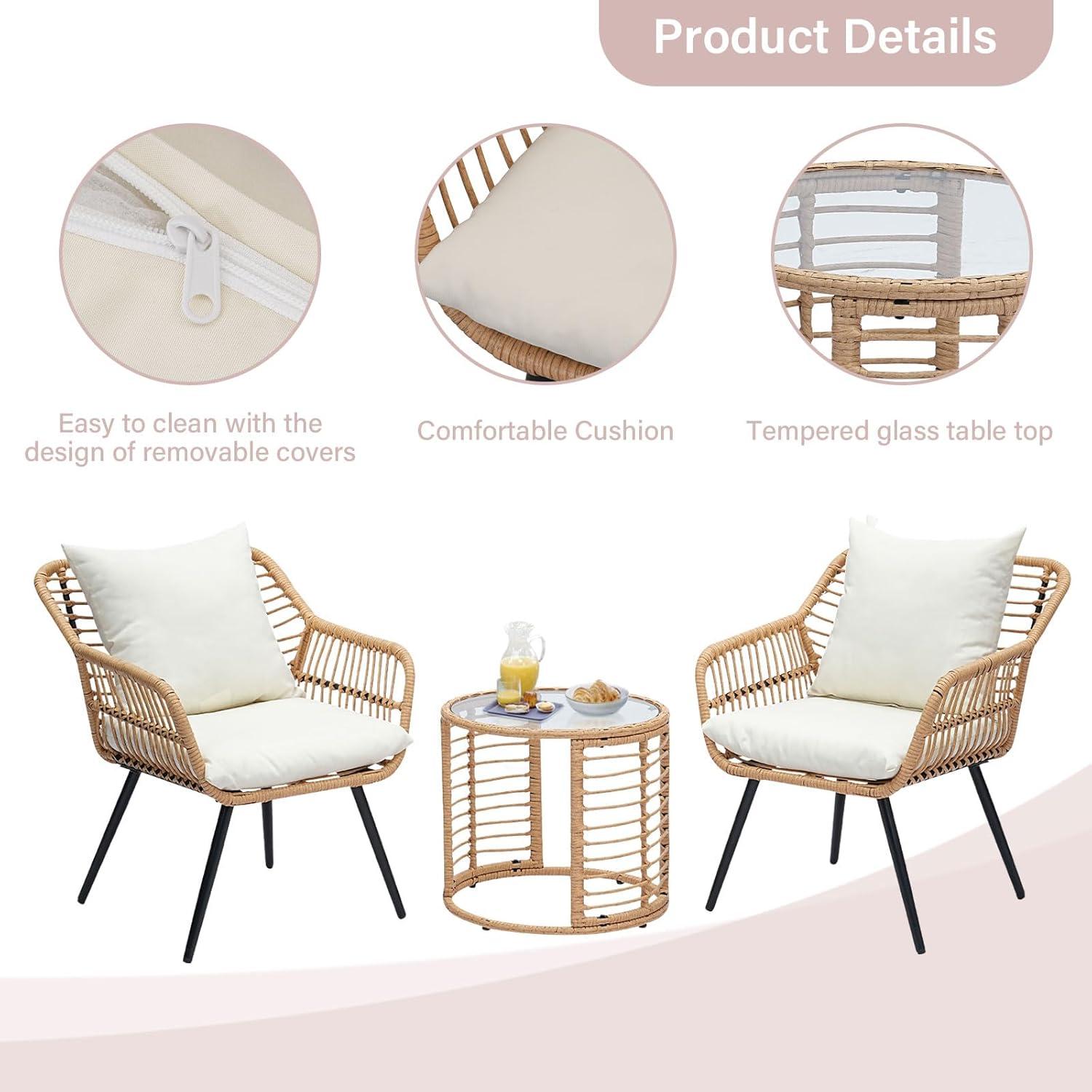 Cozy & Stylish Outdoor Bistro Set: Our Balanced Perspective