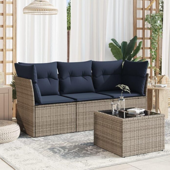 Creating Cozy Outdoor Moments With A Versatile 4 Piece Patio Sofa Set