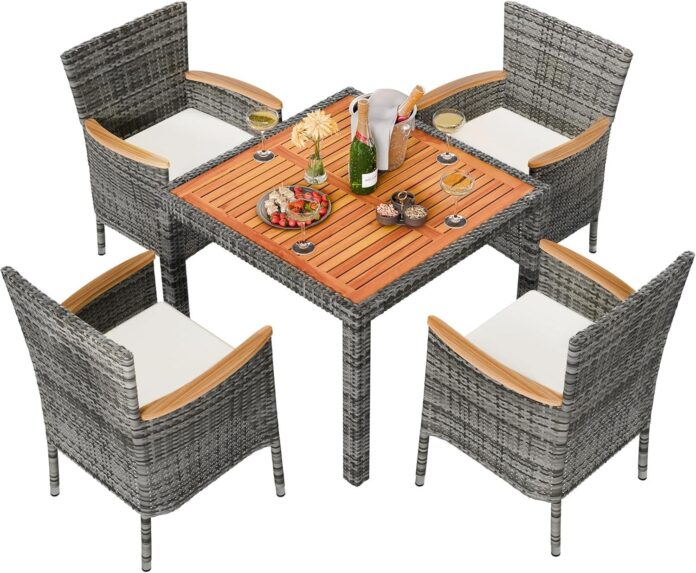 Creating Cozy Outdoor Moments With The Shintenchi 5 Piece Patio Set Creating Cozy Outdoor Moments With The Shintenchi 5 Piece Patio Set