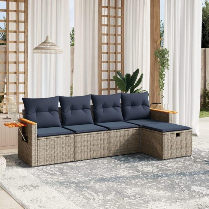 Creating Cozy Outdoor Spaces With A Modular Gray Patio Sofa Set