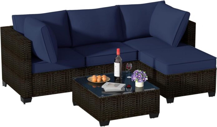 Discovering Comfort And Style With A Modular 5 Piece Patio Set