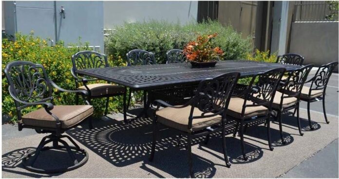 Discovering Comfort And Style With The Elisabeth 11pc Patio Set