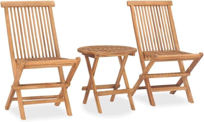 Discovering Space Saving Elegance With Vidaxl Teak Dining Set