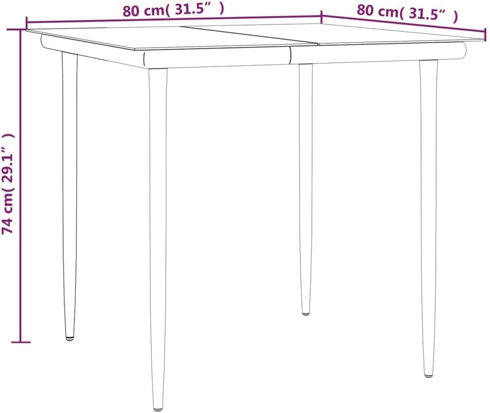 Enjoying Outdoor Meals ⁢with ⁤vidaXL's Stylish 5-Piece Patio Set