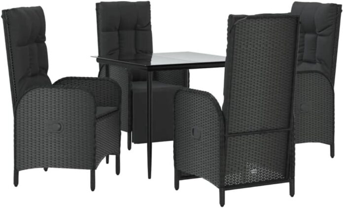 Enjoying Outdoor Meals With Vidaxl Stylish 5 Piece Patio Set