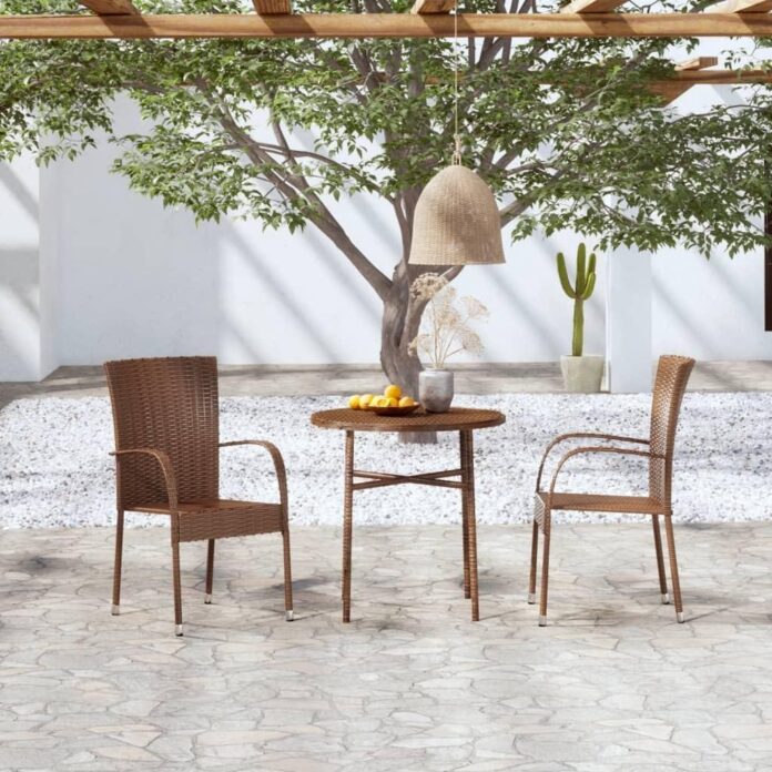 Gather Around A Stylish Poly Rattan Patio Set For Cozy Outdoors