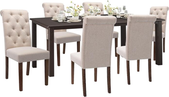 Gather Around Comfortably Exploring The Colamy 7 Piece Dining Set