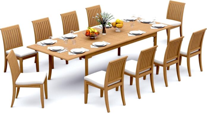 Gather Around Exploring The A Grade Teak 11pc Patio Dining Set Gather Around Exploring The A Grade Teak 11pc Patio Dining Set