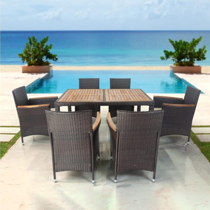 Gather Comfort And Style In Our Outdoor Wicker Dining Set Review