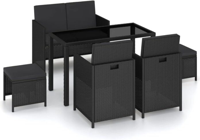 Gather In Style Unwinding With Our 6 Piece Patio Dining Set