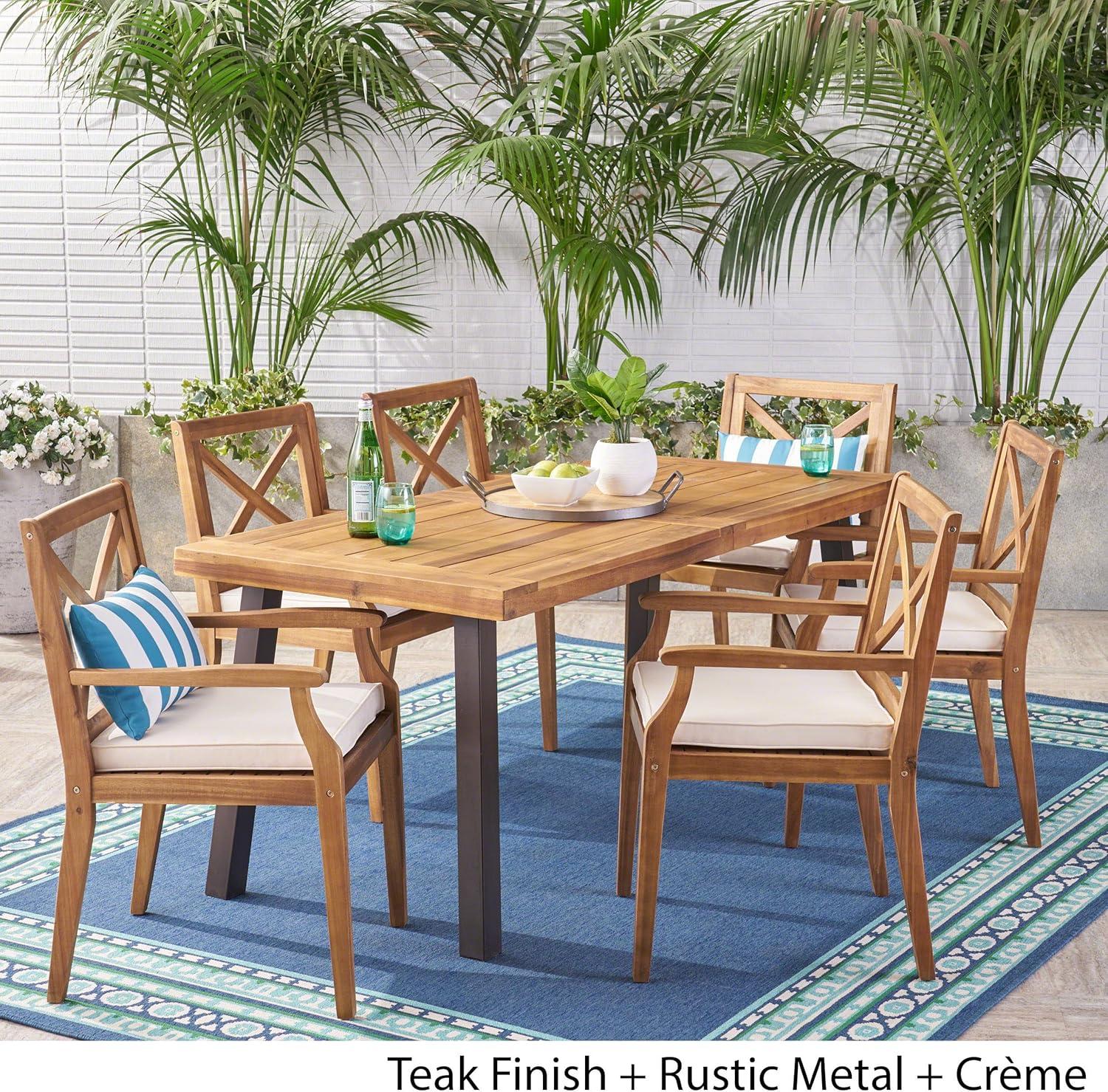 gather'round: ⁤Experiencing the​ Justin 7-Piece Acacia Dining Set