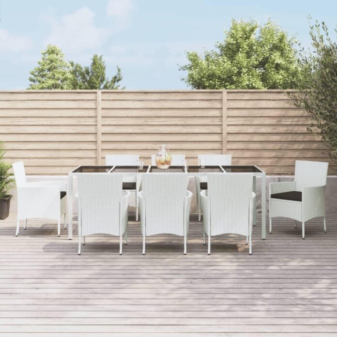 Gather Round Spacious 9 Piece Rattan Set For Outdoor Dining Gather Round Spacious 9 Piece Rattan Set For Outdoor Dining
