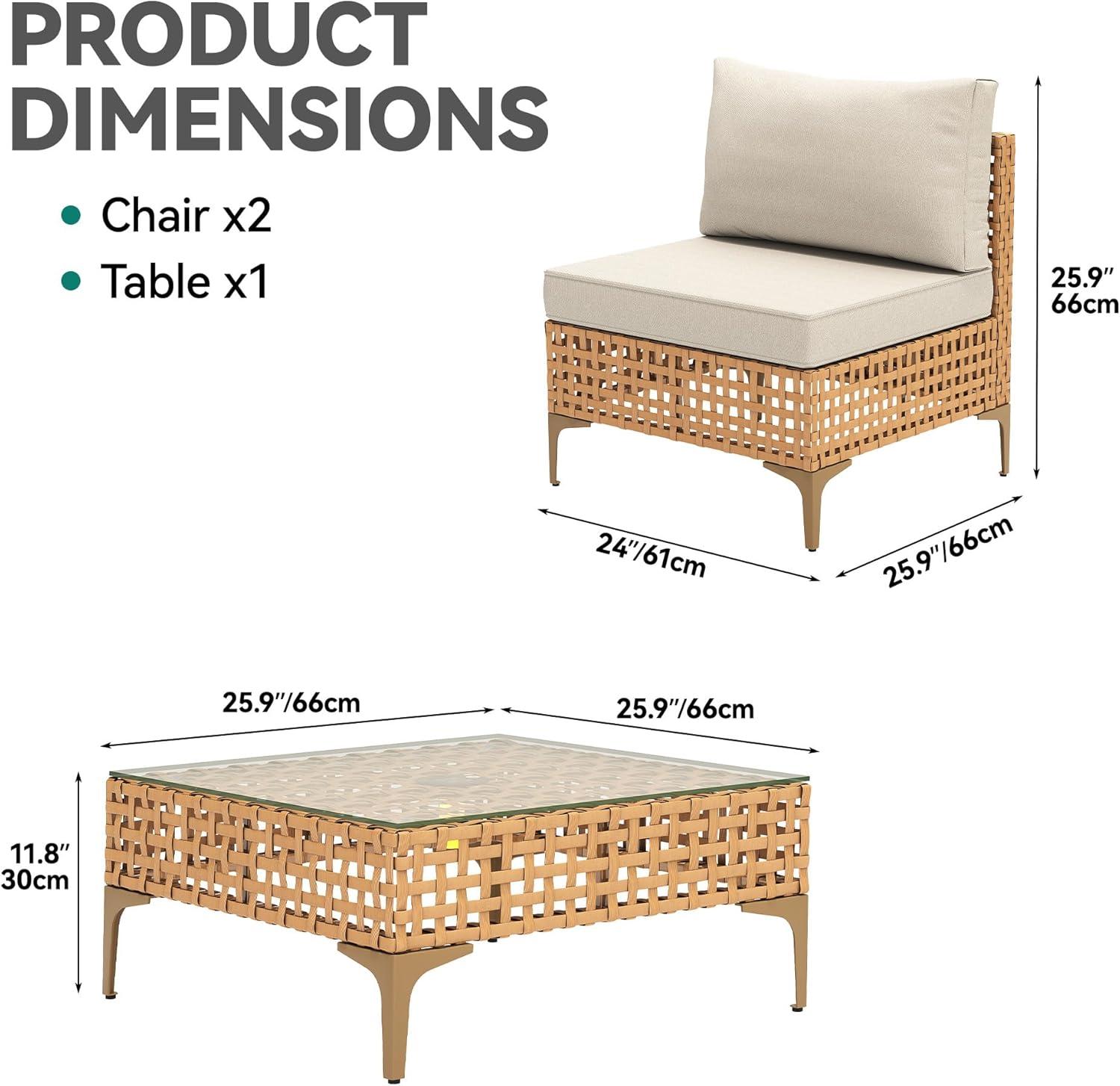 Gathered‌ Comfort: Exploring YITAHOME's Stylish Wicker Patio ‍Set