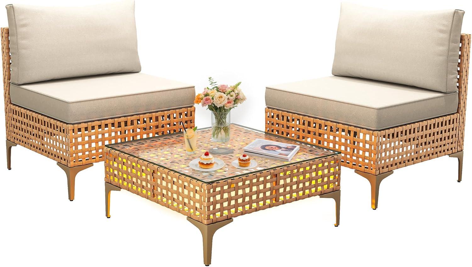 Gathered Comfort: Exploring YITAHOME's Stylish Wicker Patio Set