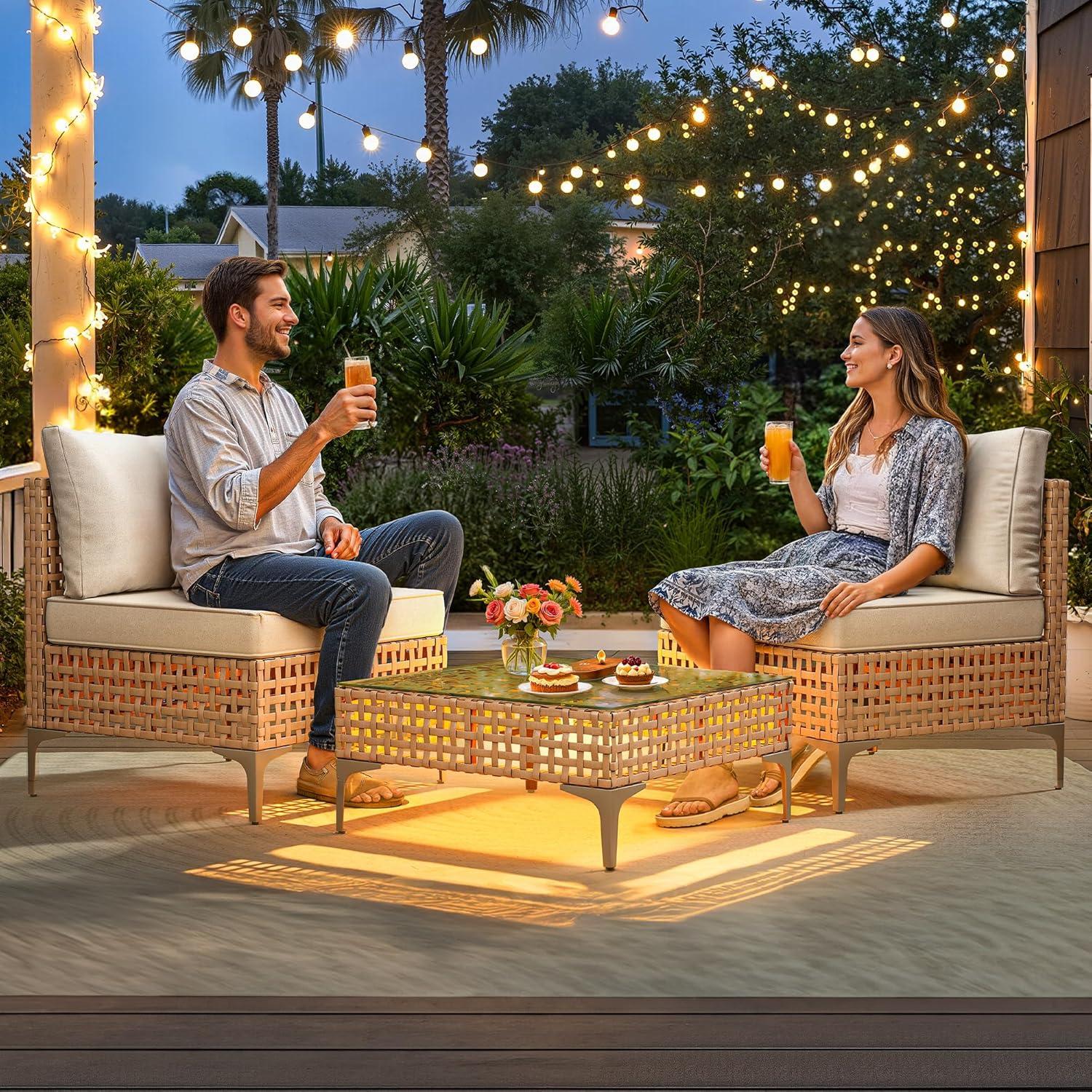 Gathered⁤ Comfort: Exploring YITAHOME's Stylish Wicker Patio Set