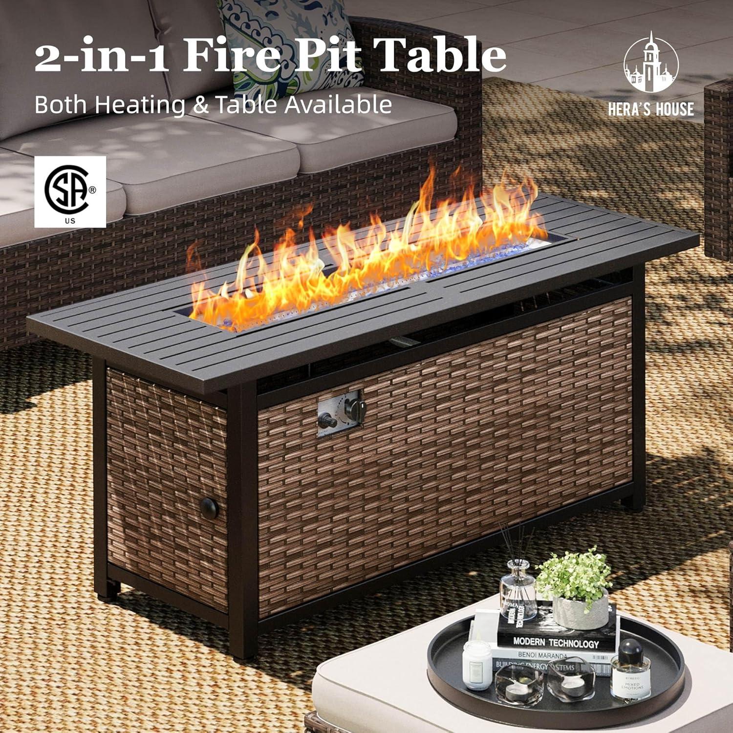Gathering Around HERA'S HOUSE: Fire Pit Patio Set Review
