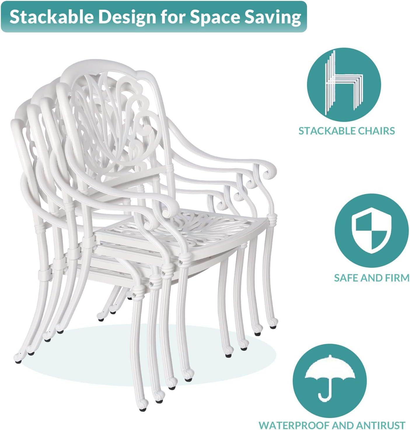 Gathering Around MEETWARM's Sturdy 9-Piece Patio Set Experience