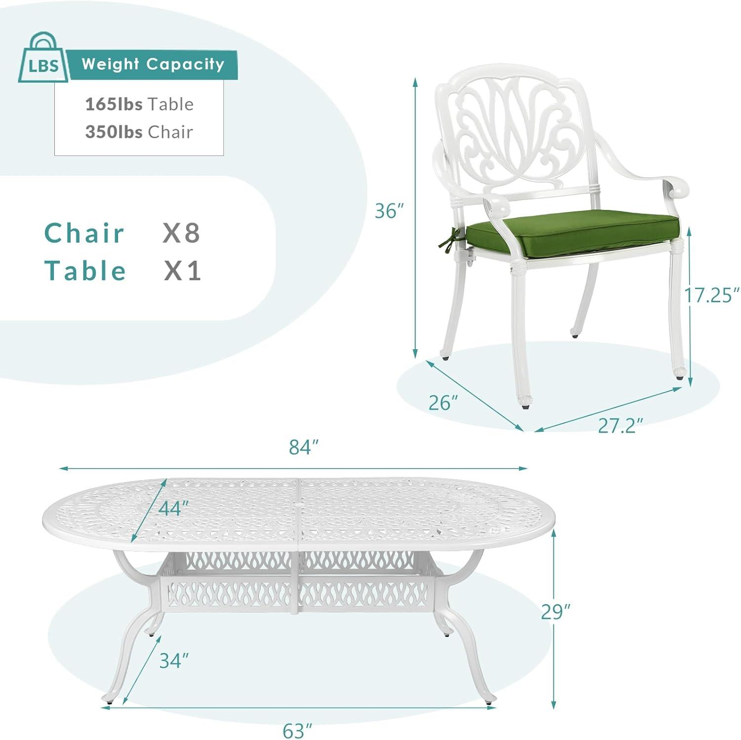 Gathering Around MEETWARM's Sturdy 9-Piece Patio set Experience