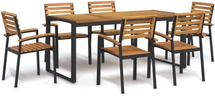 Gathering Around The Charmma Acacia Patio Set A Balanced Outdoor Dining Experience Gathering Around The Charmma Acacia Patio Set A Balanced Outdoor Dining Experience