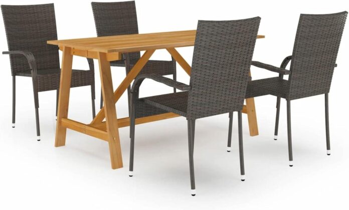 Gathering Around The Zeyuan 5 Piece Patio Dining Set Style Meets Function