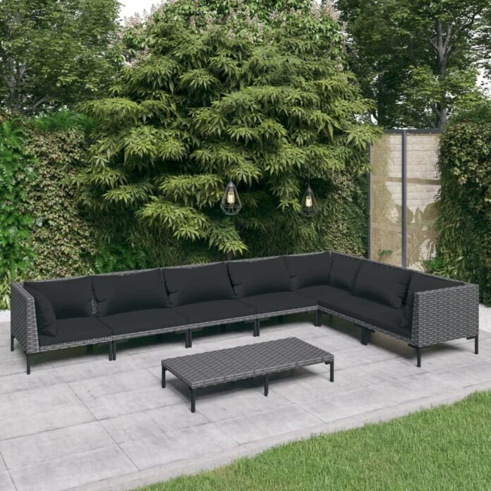 Gathering Comfort A Dark Gray 8 Piece Patio Lounge Set Review