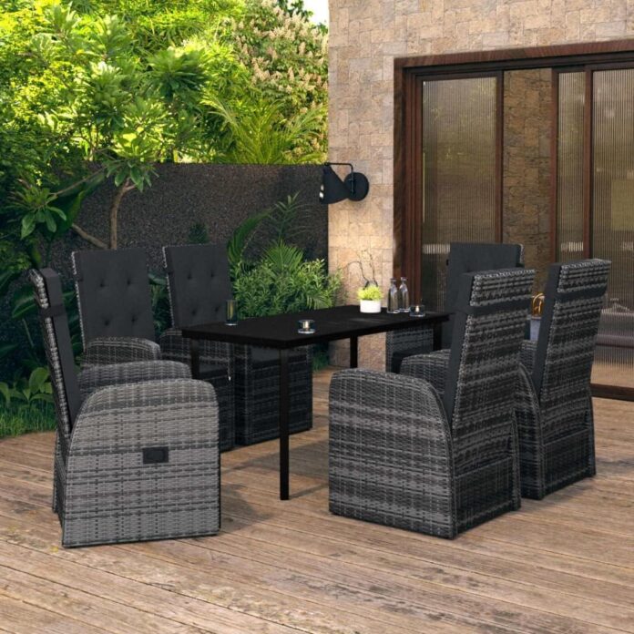 Gathering Comfort And Style Exploring A Sleek 7 Piece Patio Set
