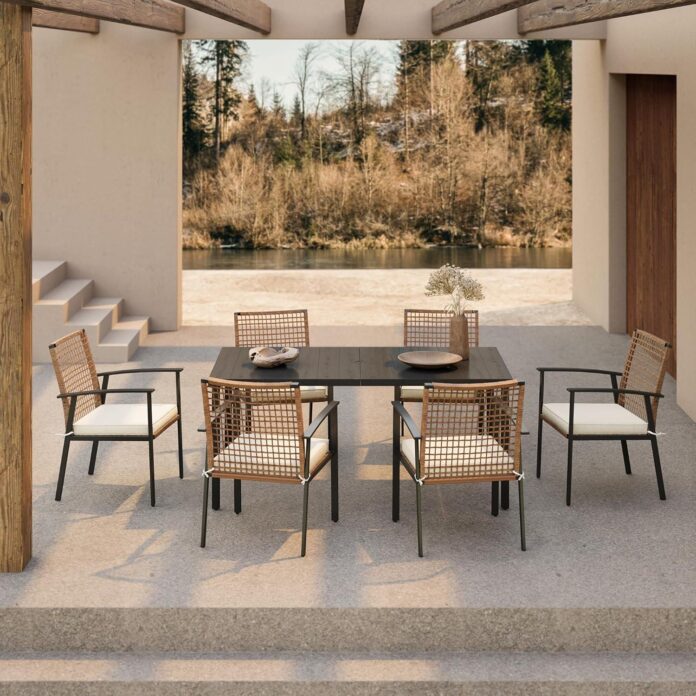 Gathering Comfort And Style With A 7 Piece Patio Dining Set Gathering Comfort And Style With A 7 Piece Patio Dining Set