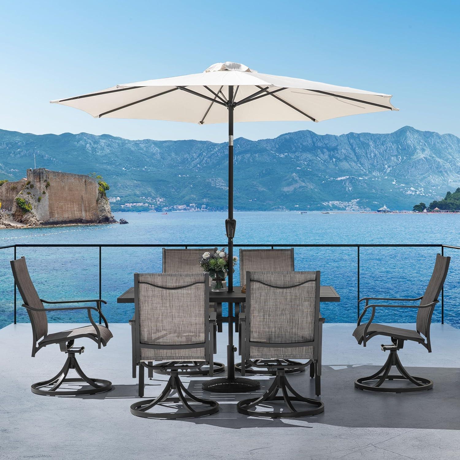 Gathering Comfortably Outdoors: A Look at NUU GARDEN's 7-Piece Dining Set