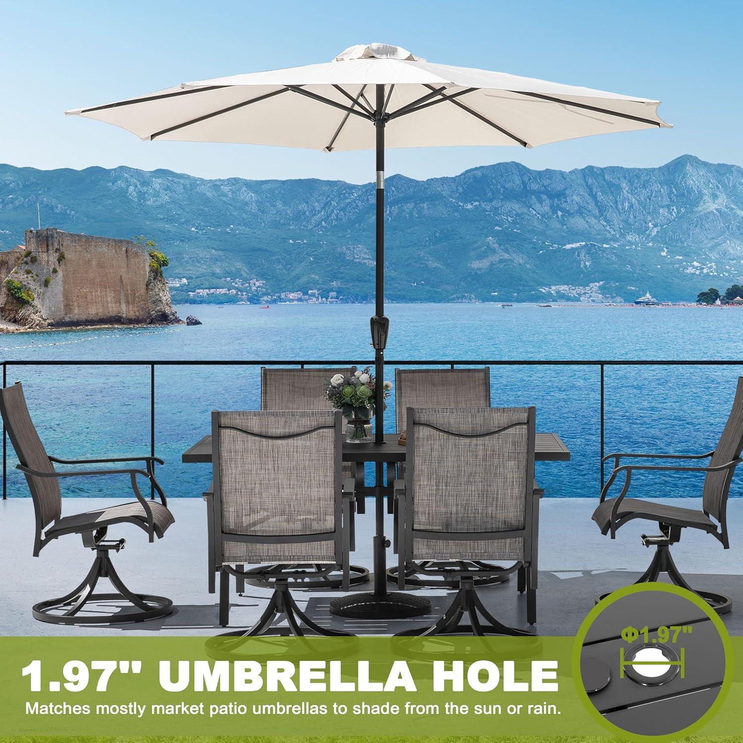 Gathering Comfortably Outdoors: A Look at NUU GARDEN's 7-piece ⁤Dining​ Set