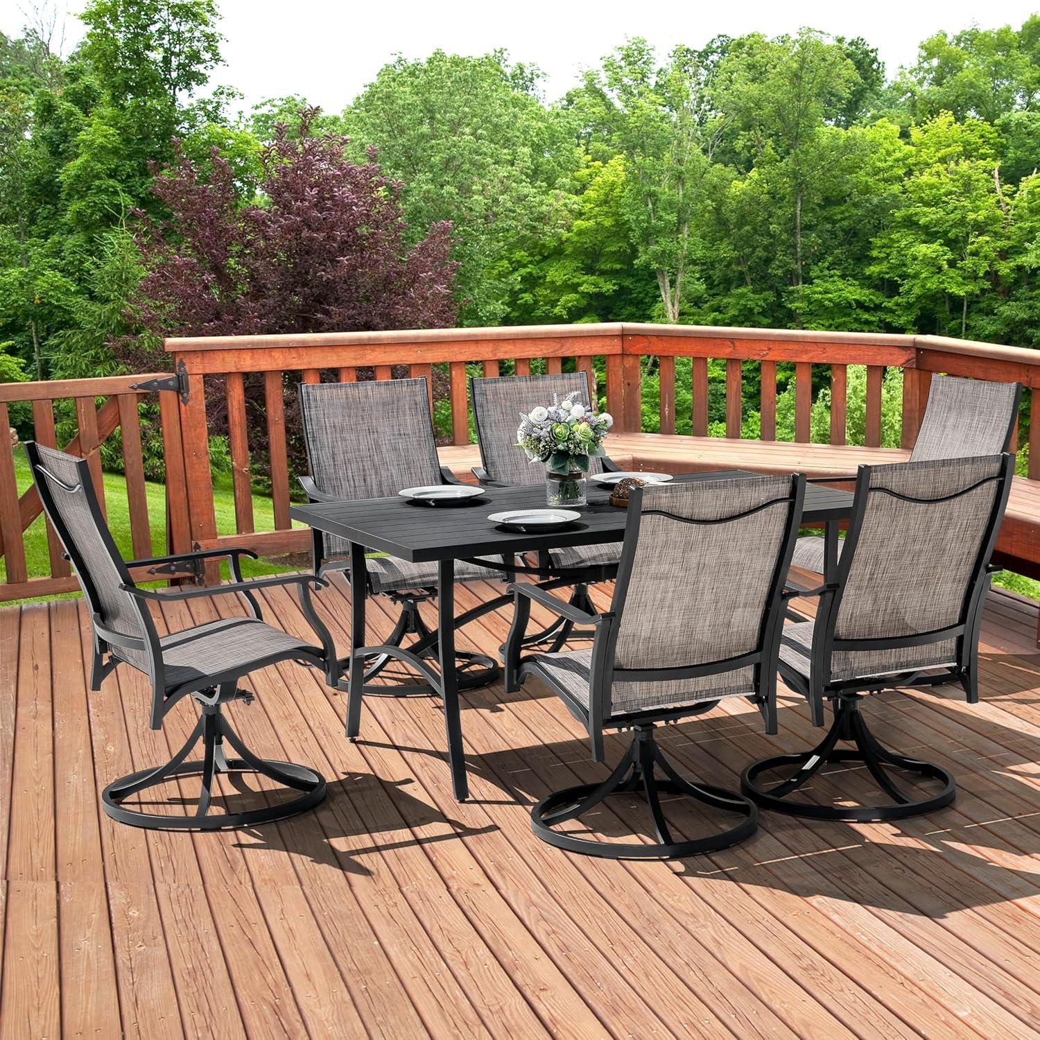 Gathering ⁤Comfortably Outdoors: A Look at NUU GARDEN's 7-Piece Dining Set