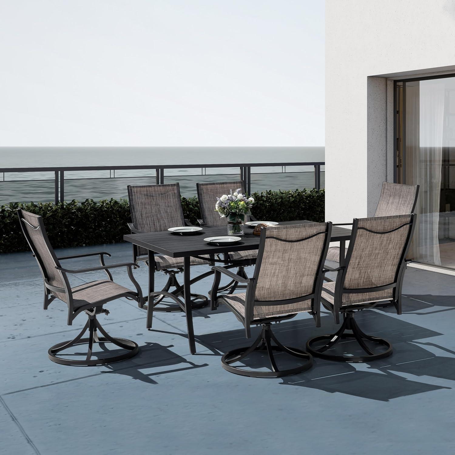 Gathering Comfortably outdoors: A Look at NUU GARDEN's 7-Piece Dining Set