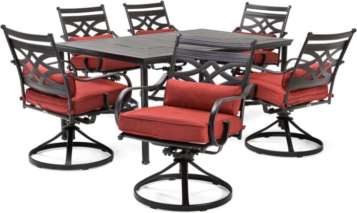 Gathering In Style Montclair 7 Piece Patio Set For Outdoor Comfort Gathering In Style Montclair 7 Piece Patio Set For Outdoor Comfort