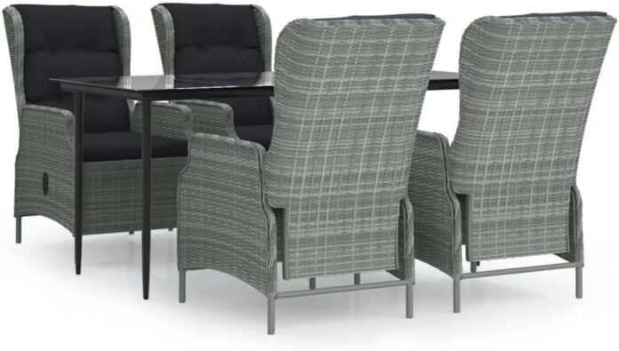 Gathering Outdoors Exploring A Stylish 5 Piece Patio Dining Set