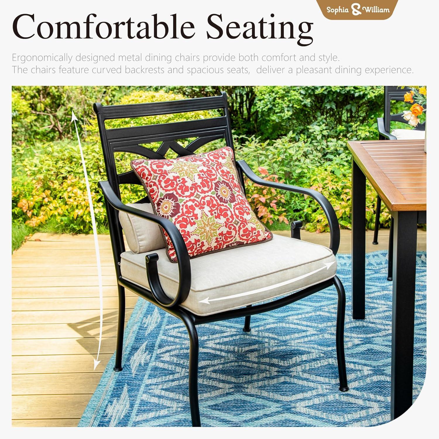 Gathering Outdoors: Exploring Comfort and Style with Sophia & William Patio Set