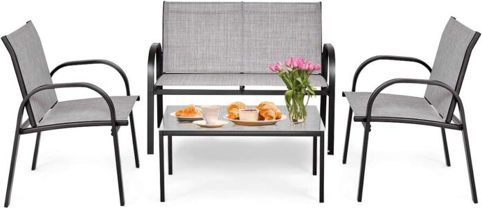 Gathering Outdoors Exploring The Happygrill 4 Piece Patio Set