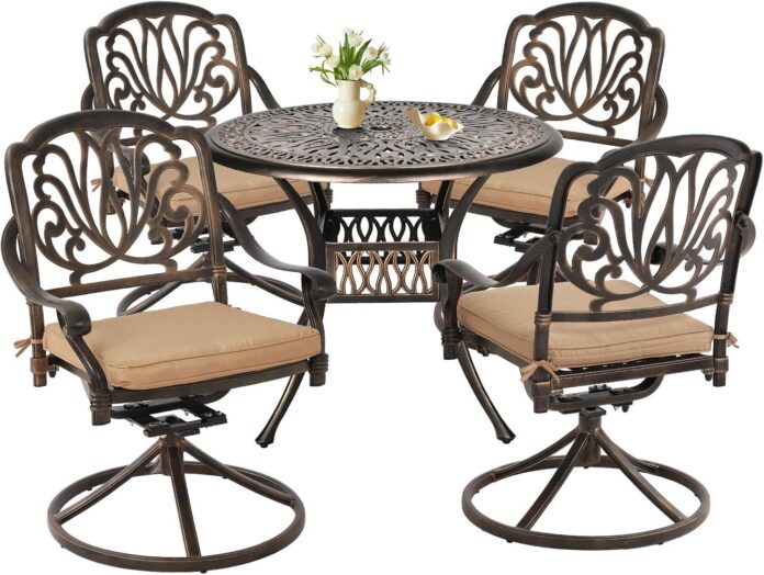 Grepatio 5 Piece Outdoor Set Style Comfort And Function Combined