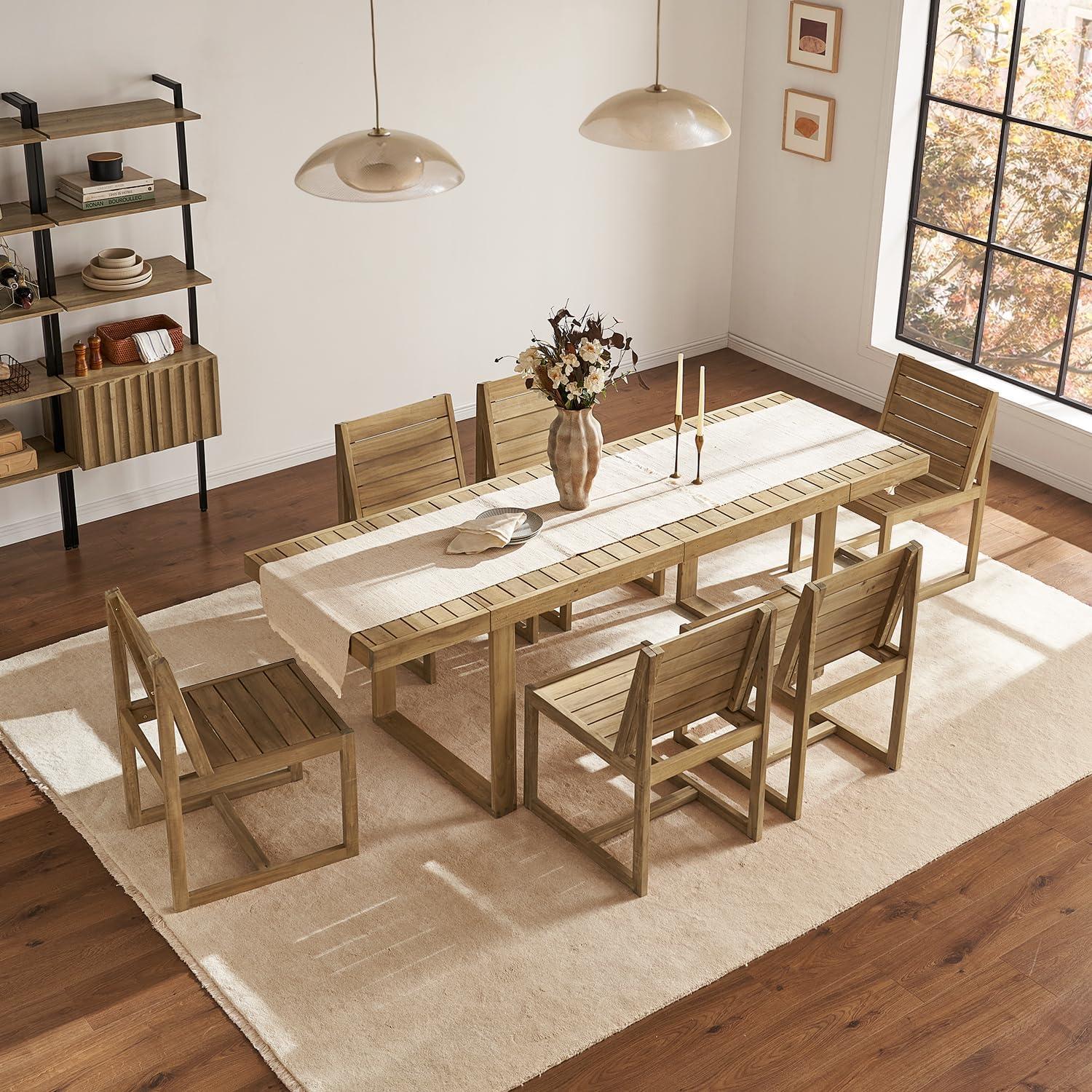 Mopio Bruno Dining Set: Stylish Durability for Indoor & Outdoor Use