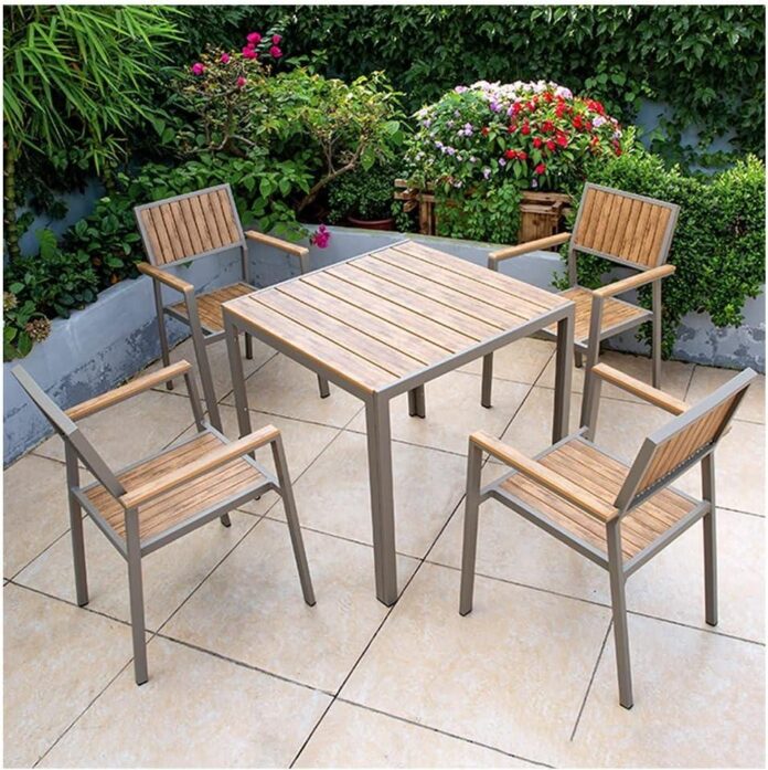 Patio Dining Set Onecolor 80x80x72cm For Your Patio Meals