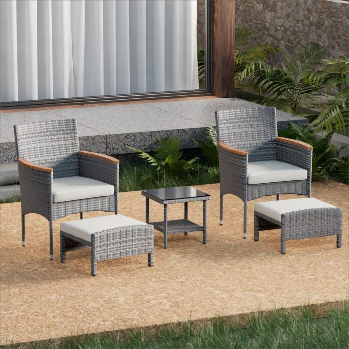 Relax And Reconnect Exploring A Cozy 5 Piece Patio Set For Two