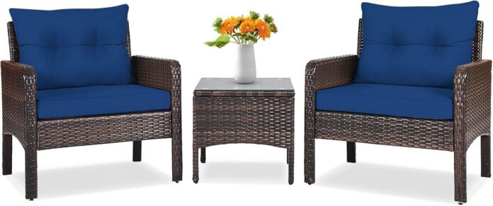 Relax And Unwind With The Tangkula 3 Piece Patio Set