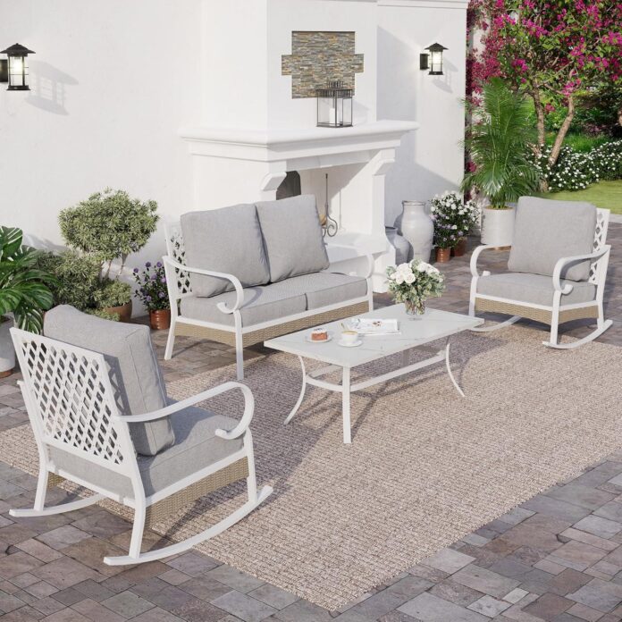 Relaxing In Style Exploring A Durable 4 Piece Patio Set 12