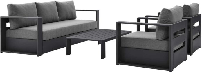 Relaxing In Style Exploring The Modway Tahoe 4 Piece Patio Set