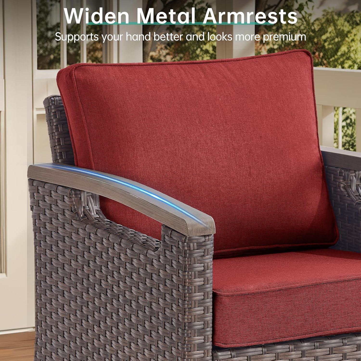 Relaxing in Style: Swivel Rocker Patio Chairs & Ottomans Reviewed