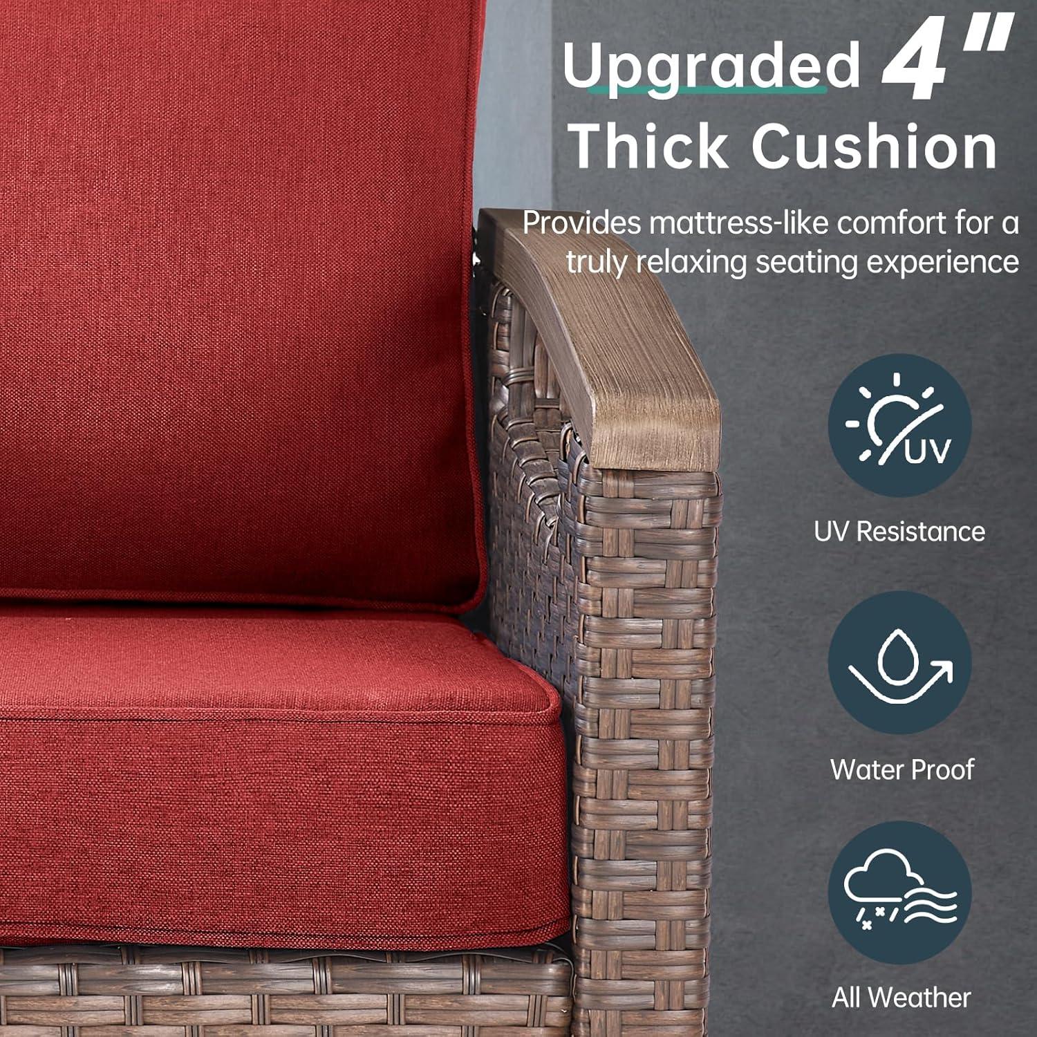 Relaxing in Style: Swivel Rocker Patio Chairs & Ottomans Reviewed