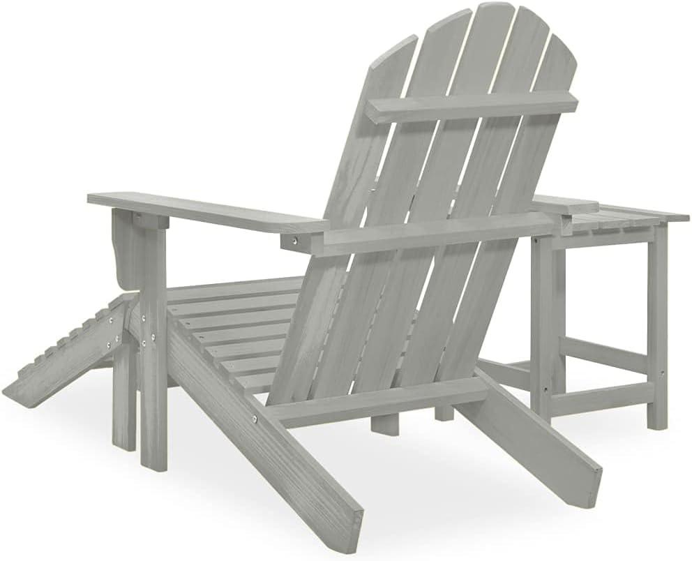 Relaxing Outdoors: Adirondack Chair Set with Ottoman & Table Review